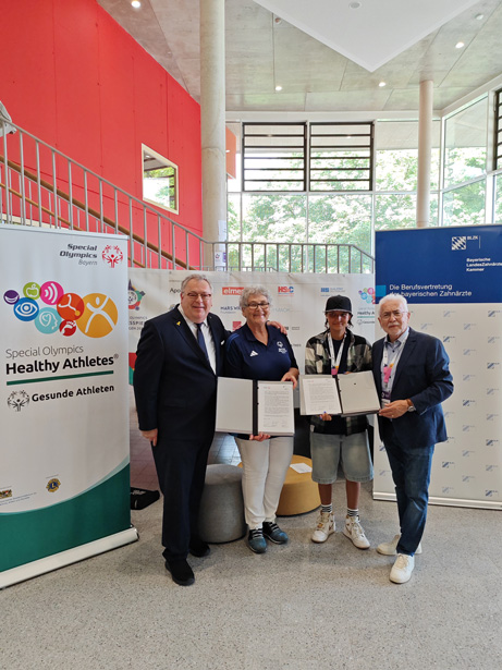 Unterzeichnung der Kooperationsvereinbarung mit Special Olympics Bayern